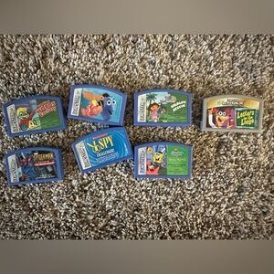 LeapFrog Leapster Learning Game Cartridges Bundle of 7 Games for the price of 1!